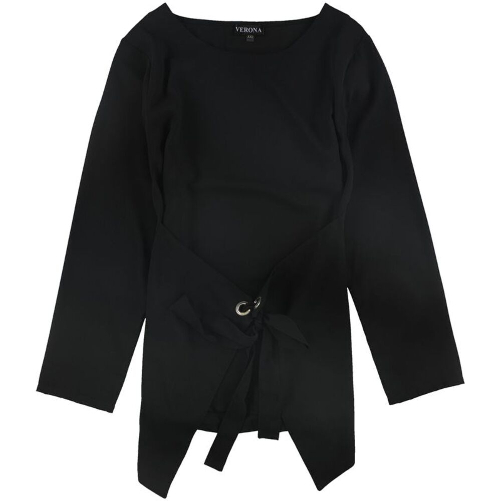 Verona Collection Womens Tie-Belt Shell Blouse, NWT
